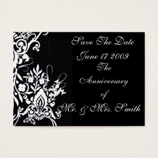 Save the date visitekaartjes (Voorkant)