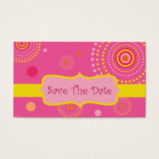 Save the date visitekaartjes