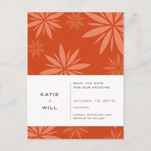 SAVE THE DATE:: vitaliteit rust Aankondigingskaart (Voorkant)