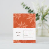 SAVE THE DATE:: vitaliteit rust Aankondigingskaart (Staand voorkant)