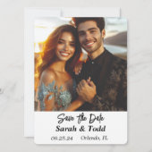 Save The Date Vlakke Kaart (Voorkant)