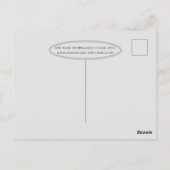 "Save the Date" voor bruiloft + Blk/Whotfoto Briefkaart (Achterkant)