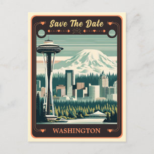 Save the date   Washington Invitation Briefkaart