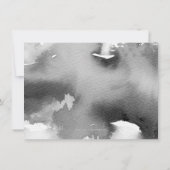 SAVE THE DATE waterverf minimal zwart goud (Achterkant)