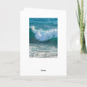 Save the Date Wave Zee Shore Nautische Oceaan Natu Aankondiging (Achterkant)