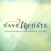 Save the date wedding car raamsticker (Vel 3)