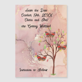 Save the Date Wedding Event Kaart Magnet Magnetische Uitnodiging