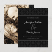  Save the Date Wedding Invitation Aankondigingskaart (Voorkant / Achterkant)
