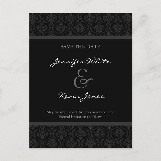  Save the Date Wedding Invitation Aankondigingskaart (Voorkant)