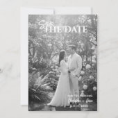 Save The Date Wedding Photo Invite, Save The Date  (Voorkant)