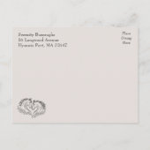 Save the Date Western Horse Rustic Country Wedding Aankondigingskaart (Achterkant)