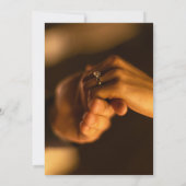 Save the Date | Whimsical Delicate Blush Floral Kaart (Achterkant)