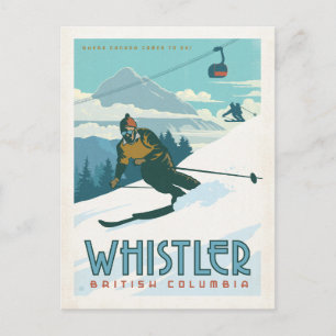 Save the date   Whistler, Brits-Columbia Aankondigingskaart