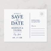 Save the date | Wisconsin Uitnodiging Briefkaart (Achterkant)