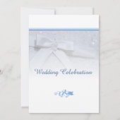 Save The Date Witte Strikken | Tie The Knot Trouwe Kaart (Achterkant)