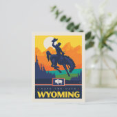 Save the date | Wyoming Uitnodiging Briefkaart (Staand voorkant)