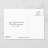 Save The Date Yellow Daffodil Flower Aankondigingskaart (Achterkant)