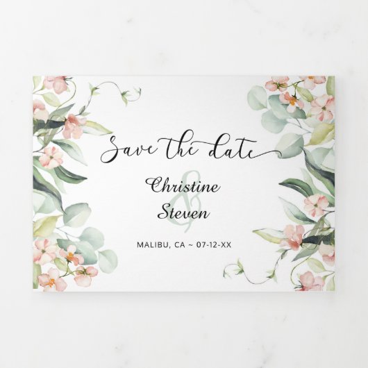 Save the Date Zaalvoetbal Drievoudige Uitnodiging  (Cover)