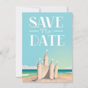 Save the Date Zandkasteel Kaart