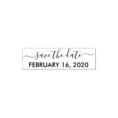 Save the date zelfinktende stempel (Design)