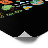 Save the Earth Day Recyclen het milieu van de plan Poster (Hoek)
