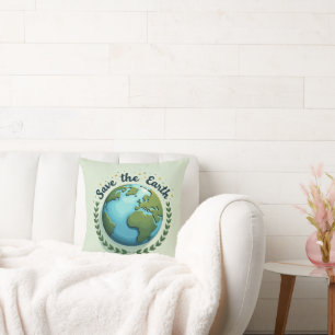 Save the Earth-Design Kussenkussen Kussen