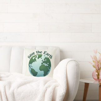 Save the Earth-Design Kussenkussen Kussen