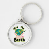 Save the Earth Keychain (Voorkant)