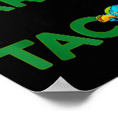 Save The Earth Only Planet With Tacos Funny Quote  Poster (Hoek)