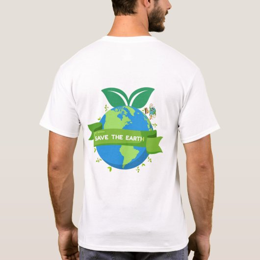 Save the Earth T-shirt (Achterkant)