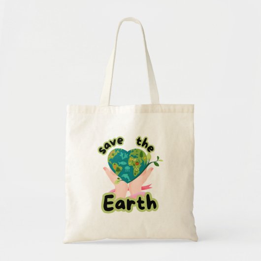 Save the Earth Tote Bag (Voorkant)