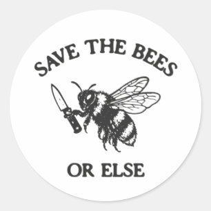 Save The Ees Boo Bees Borstkanker Halloween Vrouwe Ronde Sticker