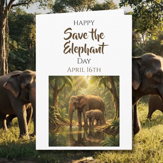 Save the Elephants | 16 april Kaart