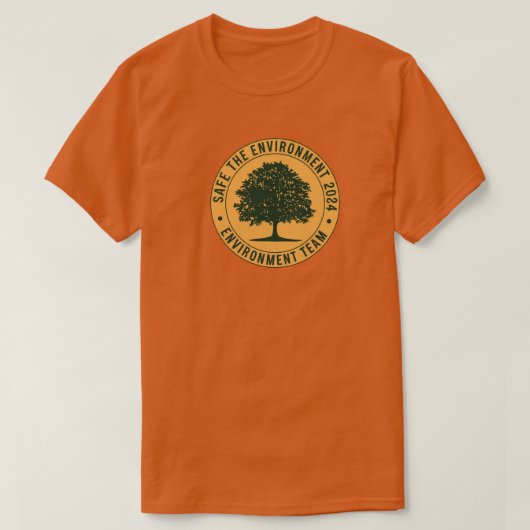 Save the Environment Basic Donker T-shirt (Design voorkant)