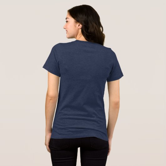 Save The Floaty Potatoes Manatee Tri-Blend Shirt (Achterkant volledig)