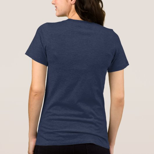 Save The Floaty Potatoes Manatee Tri-Blend Shirt (Achterkant)