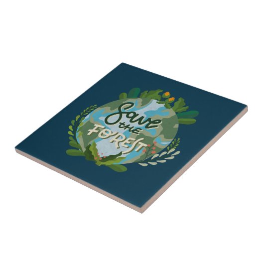 Save the Forest Tegeltje (Zijkant)