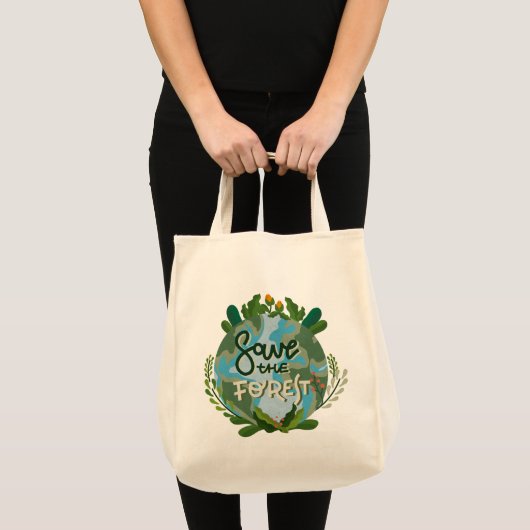 Save the Forest Tote Bag (Voorkant (product))