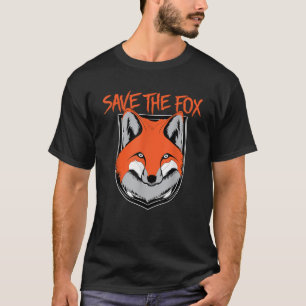 SAVE THE FOX T Shirt Animal Rights Shirt