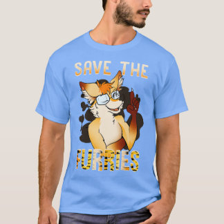 Save the Furries I Fandom Cosplay 4 T-shirt
