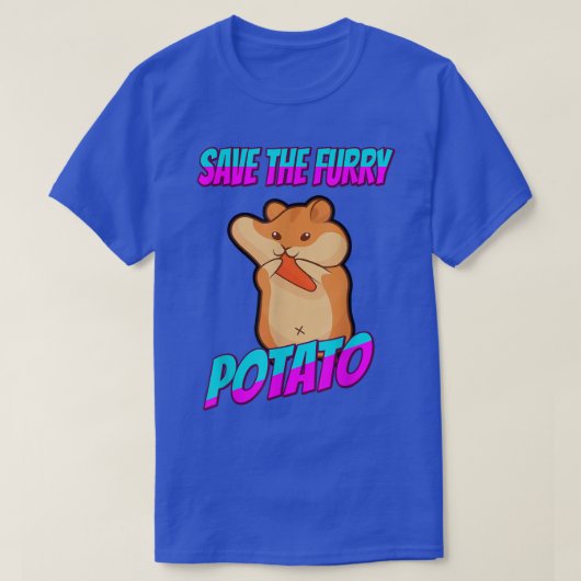 Save The Furry Potato Guinea Pig Funny T-shirt (Design voorkant)