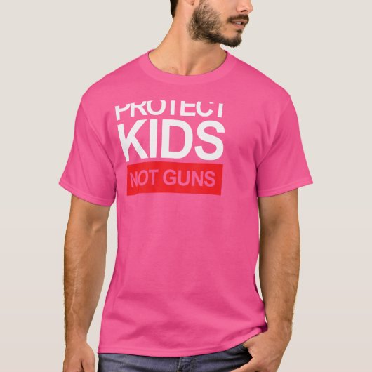 Save the Future Bescherm Kinder Pistolen niet Shir T-shirt (Voorkant)