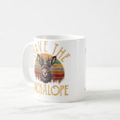 Save The Jackalope Camping Lover Jackalope Koffiemok (Voorkant links)