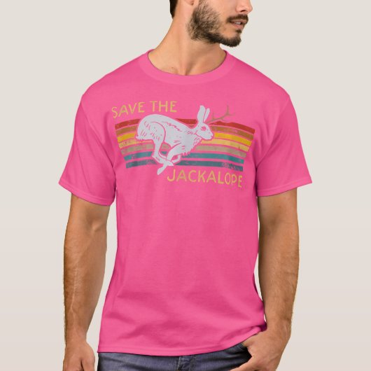 Save The Jackalope - Konijn - Camping Cryp T-shirt (Voorkant)