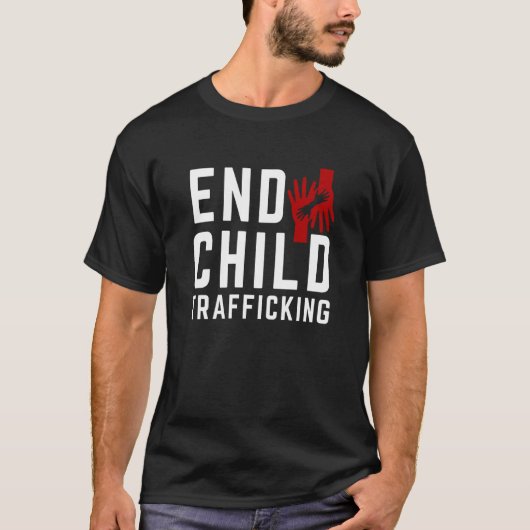 Save The Kids End Child Trafficking Stop Human Tra T-shirt (Voorkant)