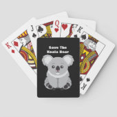 Save The Koala Bear Pokerkaarten (Achterkant)