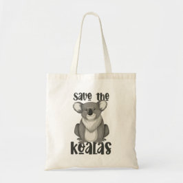 Save the Koalas Boodschappentas Tote Bag