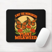 Save The Monarchs Plant Some Milkweed Butterfly Gi Muismat (Met muis)