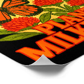 Save The Monarchs Plant Some Milkweed Butterfly Gi Poster (Hoek)