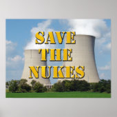 Save The Nukes Poster (Voorkant)